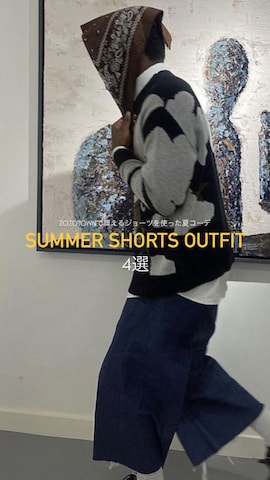 「アイテム（イヤーカフ）」を使った、蘭丸さん（メンズ・175cm）の夏コーディネート