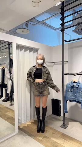 ダウンジャケット/コートを使ったmiinaさんのファッション動画