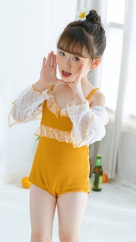 「アイテム（水着/着物・浴衣）」を使った、OSYAREVOさん（キッズ・50cm）の秋コーディネート