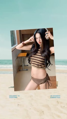 水着/着物・浴衣を使った【公式】OSYAREVOさんのファッション動画