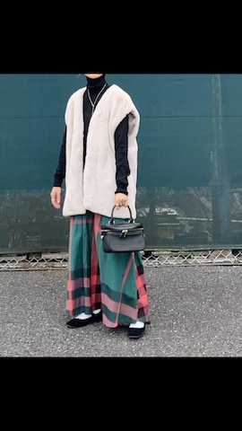 「RECTANGLE」｜ＫＲさん（レディース・159cm）の秋コーディネート