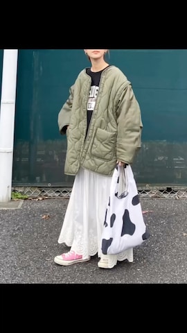 CORNERS by KRのスカートを使ったＫＲさんのファッション動画