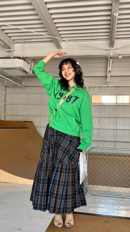 Curensology(カレンソロジー)/チェックティアードスカートを使っ