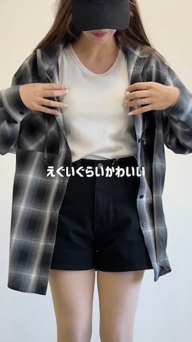 「アイテム（シャツ/ブラウス）」を使った、WEGOさん（レディース・162cm）の冬コーディネート