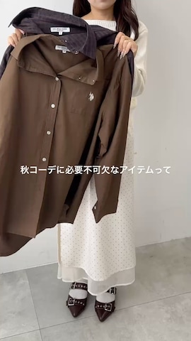 「U.S. POLO ASSN.（ユーエスポロアッスン）のアイテム（シャツ/ブラウス）」を使った、WEGOさん（レディース・155cm）の秋コーディネート