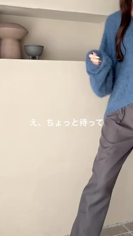 「WEGO（ウィゴー）のアイテム（スラックス）」を使った、WEGOさん（レディース・162cm）の秋コーディネート