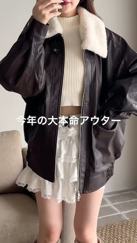 「アイテム（ブルゾン）」を使った、WEGOさん（レディース・162cm）の秋コーディネート