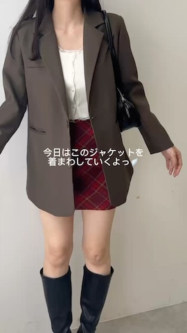 テーラードジャケットを使ったWEGOさんのファッション動画