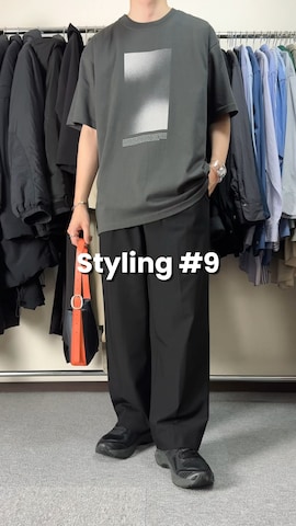 「Hender Scheme（エンダースキーマ）のone side belt bag petit（ショルダーバッグ）」を使った、takakiさん（メンズ・165cm）の夏コーディネート