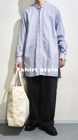 「ベージュシャツ」｜takakiさん（メンズ・165cm）の春コーディネート