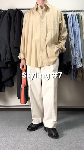 「Hender Scheme（エンダースキーマ）のone side belt bag petit（ショルダーバッグ）」を使った、takakiさん（メンズ・165cm）の春コーディネート