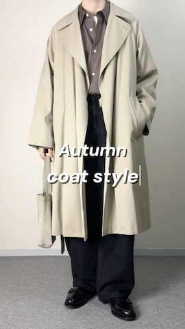 「アイテム（トートバッグ）」を使った、takakiさん（メンズ・165cm）の秋コーディネート