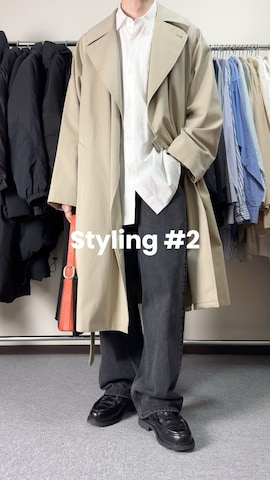 「Hender Scheme（エンダースキーマ）のone side belt bag petit（ショルダーバッグ）」を使った、takakiさん（メンズ・165cm）の春コーディネート