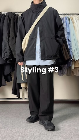 「On（オン）のOn Cloud（スニーカー）」を使った、takakiさん（メンズ・165cm）の春コーディネート