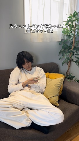 VINTAGEのナイロンジャケットを使った海さんのファッション動画