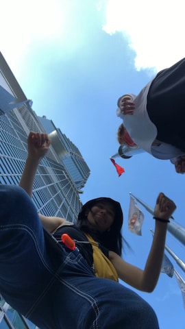 「アイテム（ボディバッグ/ウエストポーチ）」を使った、🍋chiさん（レディース・163cm・10代）の夏コーディネート