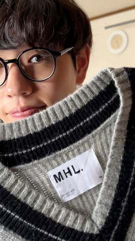 「MARGARET HOWELL（マーガレットハウエル）のアイテム」を使った、市川 昇さん（メンズ・171cm）の夏コーディネート