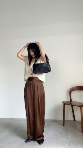 「アイテム（ヘアバンド）」を使った、momokaさん（レディース・158cm）の秋コーディネート