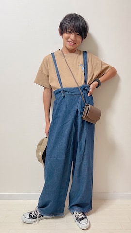 「アイテム（アナログ腕時計）」を使った、RiY☺︎さん（キッズ・146cm）の夏コーディネート