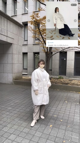 CLEIOのジャケット/アウターを使ったrkkさんのファッション動画