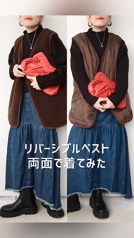 「アイテム（クラッチバッグ）」を使った、SACHIさん（レディース・150cm）の秋コーディネート