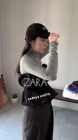 「アイテム（スリッポン）」を使った、ひなさん（レディース・165cm）の春コーディネート