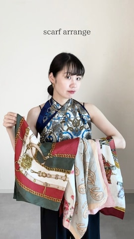 「アイテム（チョーカー）」を使った、ひなさん（レディース・164cm）の夏コーディネート