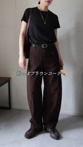TODAYFULのベルトを使ったひなさんのファッション動画