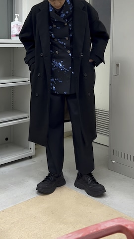 「アイテム（チェスターコート）」を使った、Zen.さん（メンズ・174cm・10代）の春コーディネート