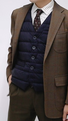 HERNOのダウンベストを使ったustreambuyerさんのファッション動画