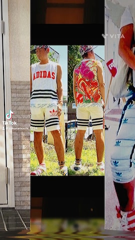 adidas Originals by JEREMY SCOTTのアイテムを使った（旧カフェ俺）アディ男♂再登録さんのファッション動画