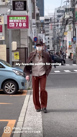 FREAK'S STOREのテーラードジャケットを使ったshunさんのファッション動画