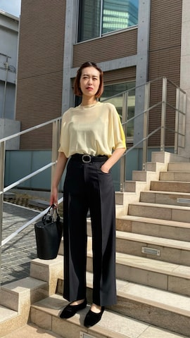 miu miuのアクセサリーを使った吉田歩美さんのファッション動画