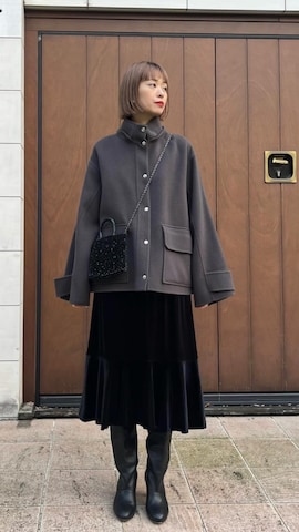 その他アウターを使った吉田歩美さんのファッション動画