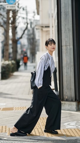 Liyocaのアイテムを使った吉田歩美さんのファッション動画