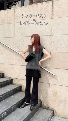 y/mのパンツを使ったMINAEさんのファッション動画