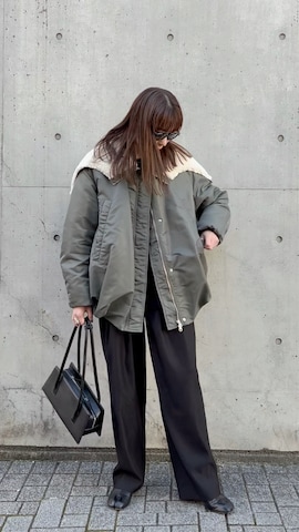 CLANEのブルゾンを使ったMINAEさんのファッション動画