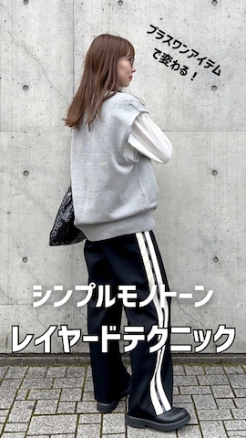 「BIGOTRE（ビゴター）のアイテム（ショルダーバッグ）」を使った、MINAEさん（レディース・160cm）の春コーディネート