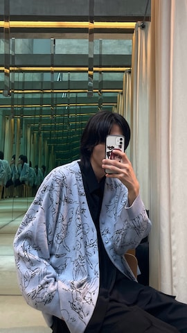 lad musician ニットベスト LAD MUSICIAN（ラッドミュージシャン）の「TAPE YARN KNIT BIG