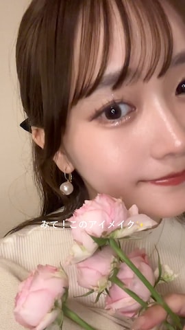 Louereのニット/セーターを使った白濱楓雅🐚 fuchan_2003さんのファッション動画-おすすめグリッター🙂‍↕️🤍🎀✨