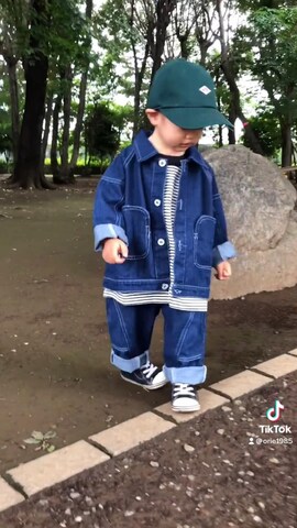 「DANTON（ダントン）のアイテム」を使った、tanshio.さん（キッズ・80cm）の夏コーディネート