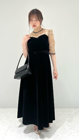 「アイテム（ドレス）」を使った、Lejaさん（レディース・159cm）の夏コーディネート