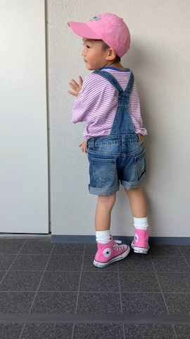 「アイテム（帽子）」を使った、haru__maaさん（キッズ・100cm）の夏コーディネート