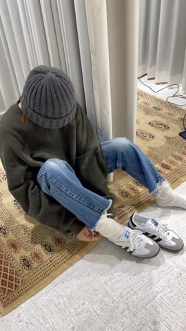 KIJIMA TAKAYUKIのニットキャップ/ビーニーを使ったあさひさんのファッション動画