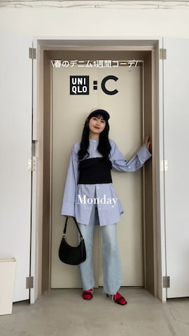 adidasのスニーカーを使ったmiyuさんのファッション動画