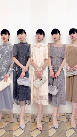 ドレスを使ったSHOP STAFFさんのファッション動画