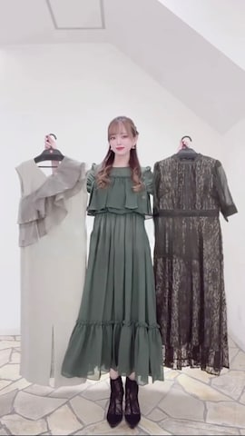 「アイテム（ドレス、ピンク系）」を使った、SHOP STAFFさん（レディース・163cm）の夏コーディネート