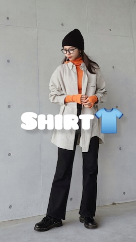 Auntie Rosa Holidayのシャツ/ブラウスを使ったARINA / 杉本侑菜さんのファッション動画