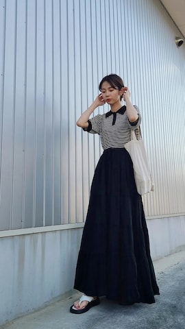 forksy.のポロシャツを使ったARINA / 杉本侑菜さんのファッション動画