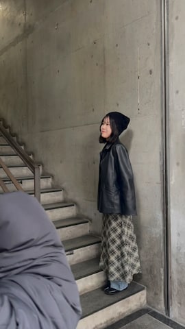 つなぎ/オールインワンを使ったながいゆなさんのファッション動画